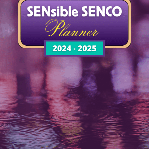 Hardbacked, pocketed, SENCO Planner by SENsible SENCO