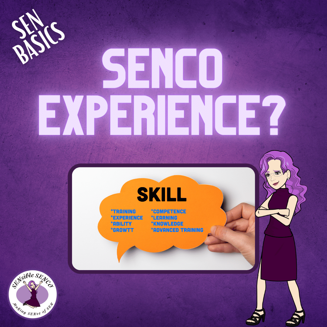 SENCO Experience, Skills and personal traits