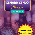 SENCO Planner 2024-25 hardbacked, pocketed by SENsible SENCO the Ultimate SENCO planner